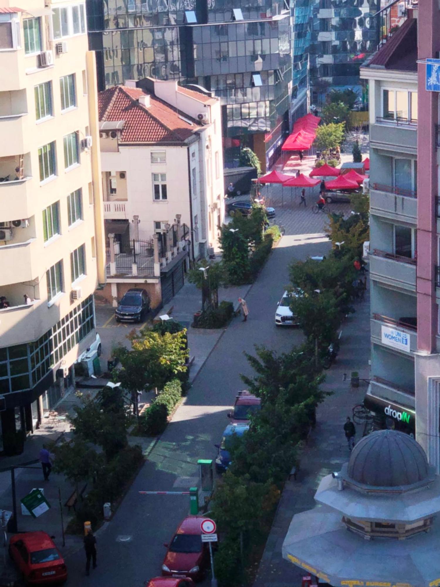 Hotel Room City Square With Great View No Parking Skopje Zewnętrze zdjęcie